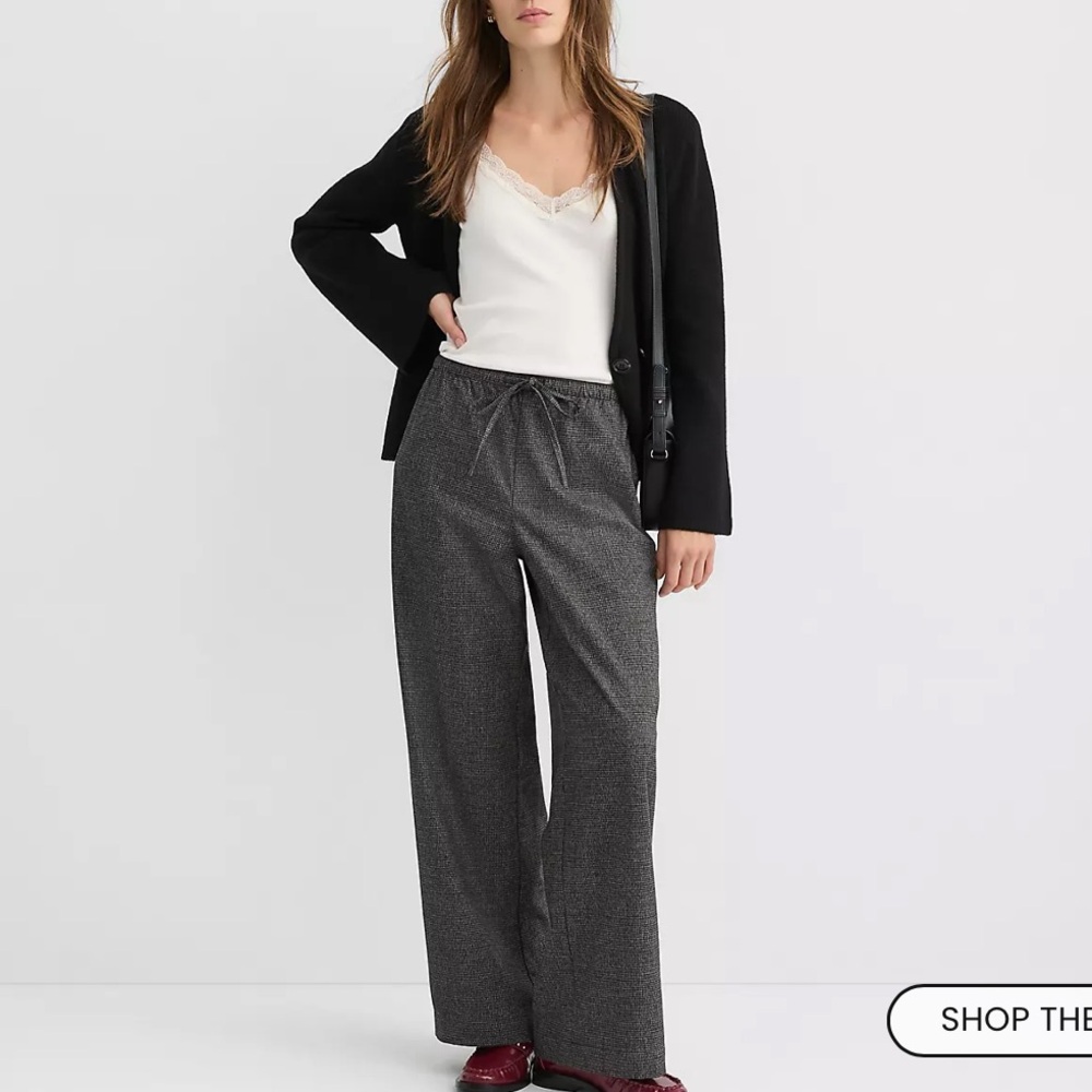 LOFT houndstooth pull on - image 1